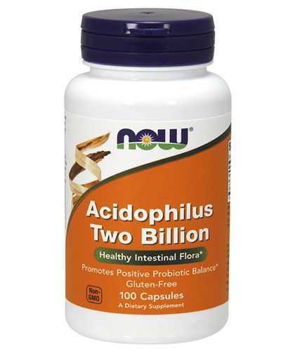 Now Acidofilus Two Billion Ацидофильні бактерії два мільярди 