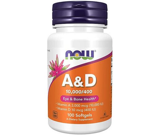 Now Vitamin A & D 10000/400 МО Вітаміни А та D3