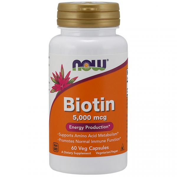 Now Biotin 5000мкг Біотин
