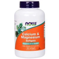 Now Calcium & Magnesium softgels Кальций и магний с витамином D и цинком