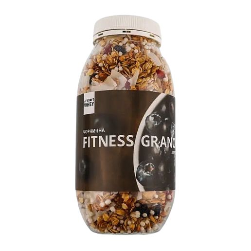 Fitness Granola - 450g Bilberry with Protein (Пошкоджена банка)