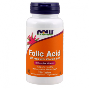 Now Folic Acid 800мкг Фолиевая кислота
