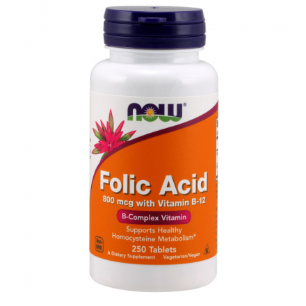 Now Folic Acid 800мкг Фолієва кислота