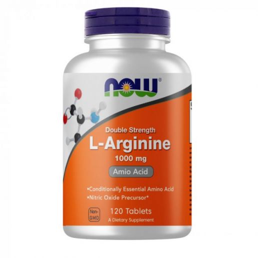 Now L-Arginine 1000 mg L-Аргінін подвійна концентрація