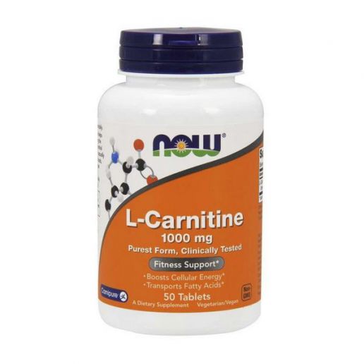 Now L-Carnitine 1000 мг Амінокислота L-карнітин