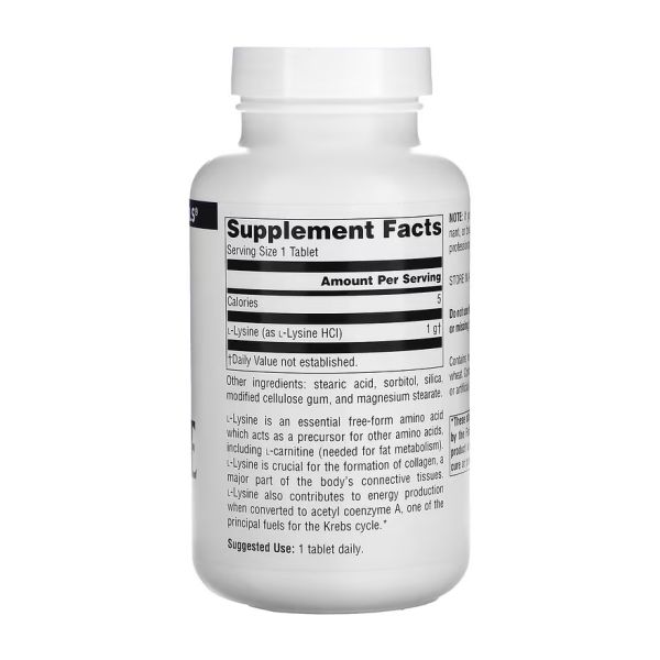 L-Lysine 1000mg - 100 tabs
