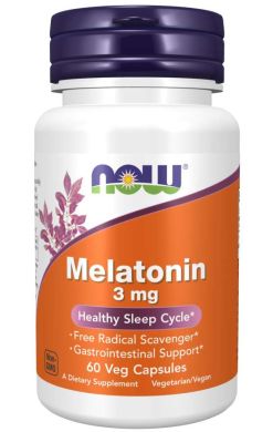 Now Melatonin 3мг Амінокислота Мелатонін