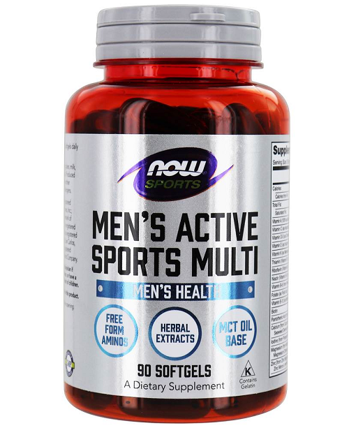 Now Men's Active Sports Multi Мультивитамины для мужчин