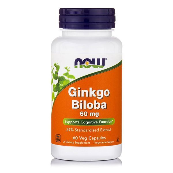 Now Ginkgo Biloba Гінкго білоба 60 мг