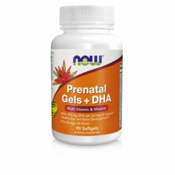 Now Pre Natal Multi+DHA Вітаміни для жінок з ДГК