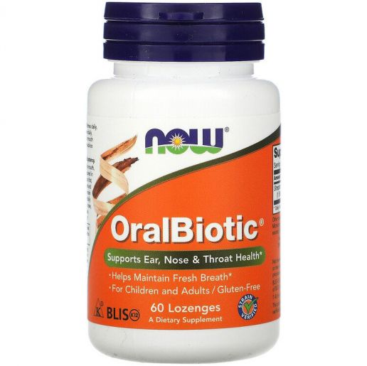 Now OralBiotic Пробіотик для здоров'я ЛОР-органів
