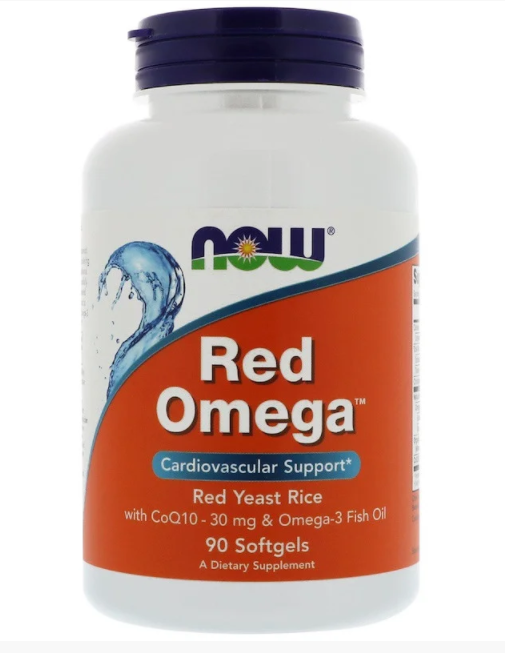 Now Red Omega Червоний рис, омега-3, коензим Q10