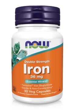 Now Iron Double Strength 36 mg Залізо подвійної концентрації