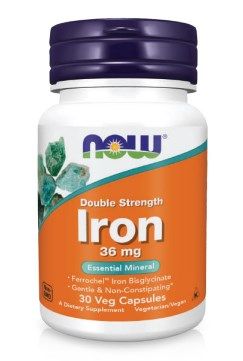 Now Iron Double Strength 36 mg Залізо подвійної концентрації